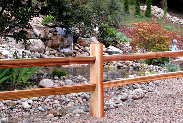 Split Rail 2-Hole Standard 5'-4" Post