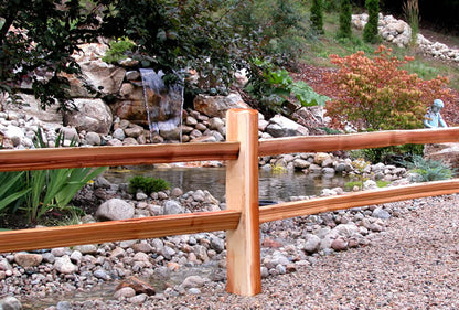 Split Rail 2-Hole Standard 5'-4" Post