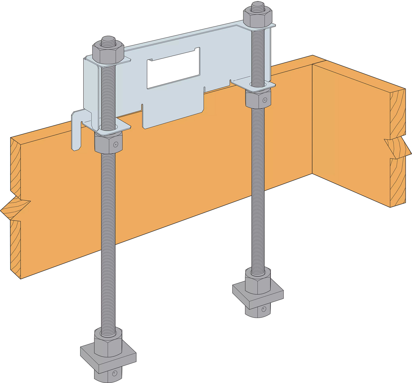 Strong-Wall® High-Strength Wood Shearwall Anchor Bolt Templates