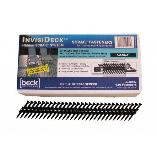 INVISIDECK® SCRAIL® Fasteners